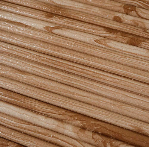 Самоклеюча декоративна 3D панель під темно-коричневий бамбук 700x700x8 мм  фото 3