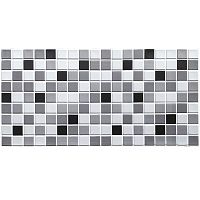 Декоративна ПВХ панель чорно-біла мозаїка 960х480х4мм SW-00001432 