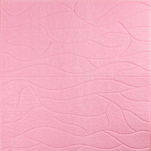 Панель 3D Pink 700*700*6mm (D) SW-00001950 