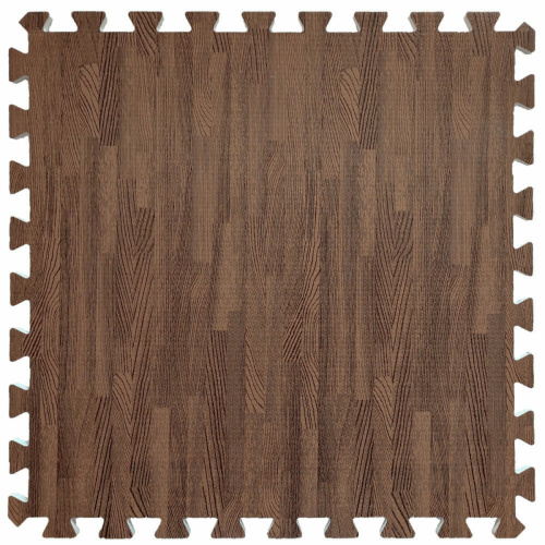 Підлога пазл - модульне підлогове покриття 600x600x10мм коричневе дерево (МР6) SW-00000204  фото 7