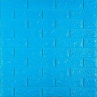 3D панель самоклеюча 700х770х5мм цегла Блакитна (005-5) SW-00000297
