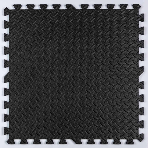Підлога пазл - модульне покриття для підлоги чорне 600x600x10мм (МР15) SW-00001169  фото 7