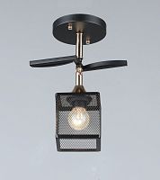 Люстра з поворотнім механізмом Sirius B N5708/1W BK+FGD 