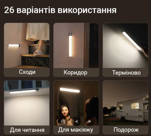 LED лампа срібна 23 см фото 6