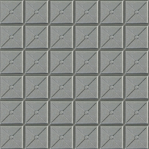 Самоклеюча декоративна 3D панель квадрат срібло 700x700x8мм (177) SW-00000188 