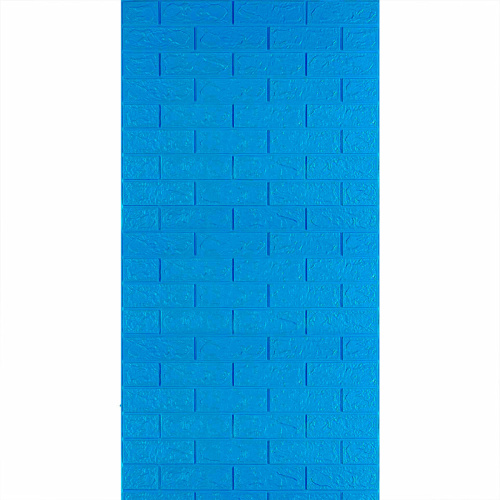 Самоклеюча 3D панель під синю цеглу 3080x700x3мм SW-00001756 