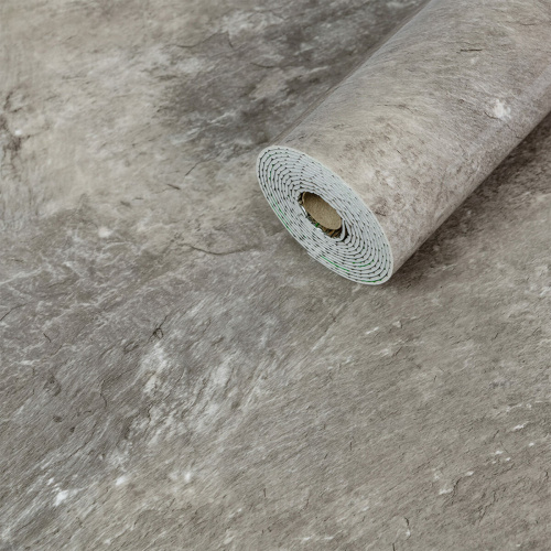 Самоклеюча вінілова плитка в рулоні сірий мармур 3000х600х2мм SW-00001286  фото 19