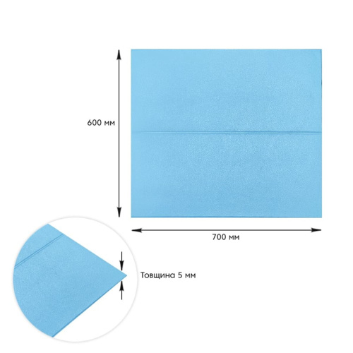 Самоклеюча 3D панель блакитні блоки 700х600х5мм (367) SW-00001465  фото 3
