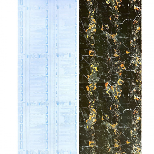 Самоклеюча плівка чорний мармур з жовтим 0,45х10мх0,07мм SW-00001282  фото 4
