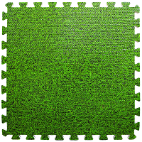Пол пазл - модульное напольное покрытие 600x600x10мм зеленая трава (МР4)