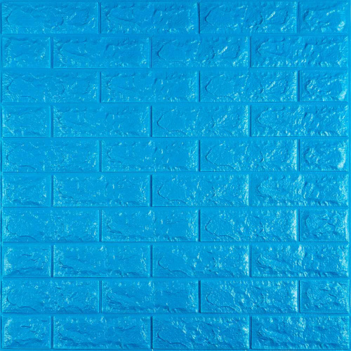 3D панель самоклеюча цегла Синій 700х770х7мм (003-7) SW-00000060 