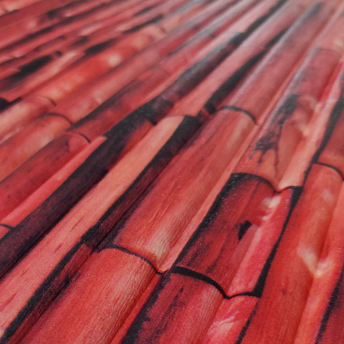Самоклеюча декоративна 3D панель бамбук лісовий 700x700x8 мм  фото 3