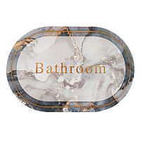 Вологопоглинаючий килимок мармур "Bathroom" 38*58CM*3MM (D) SW-00001569 