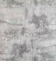 Самоклеюча декоративна 3D панель Єгипет мармур сірий 700x700x5 мм 